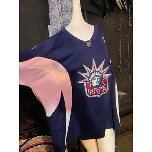 Men's Reebok Blue New York Rangers Hockey Jersey XXL